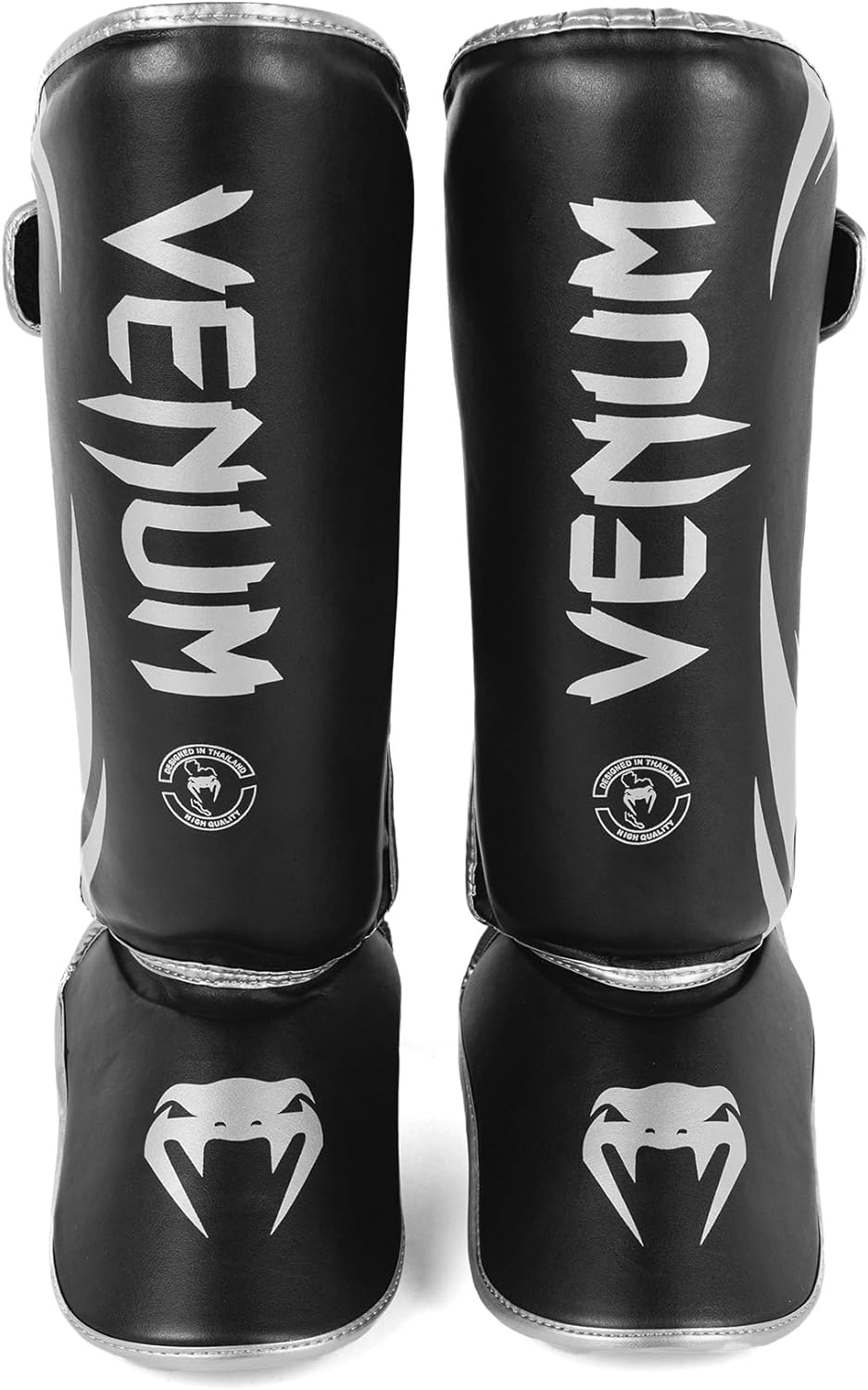 Venum Challenger Standup Shin Guards - Black/Silver