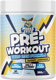 Muscle Moose Pre-workout Zero Itch Formula - 20 porties