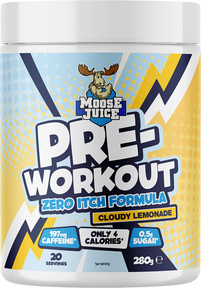 Muscle Moose Pre-workout Zero Itch Formula - 20 porties