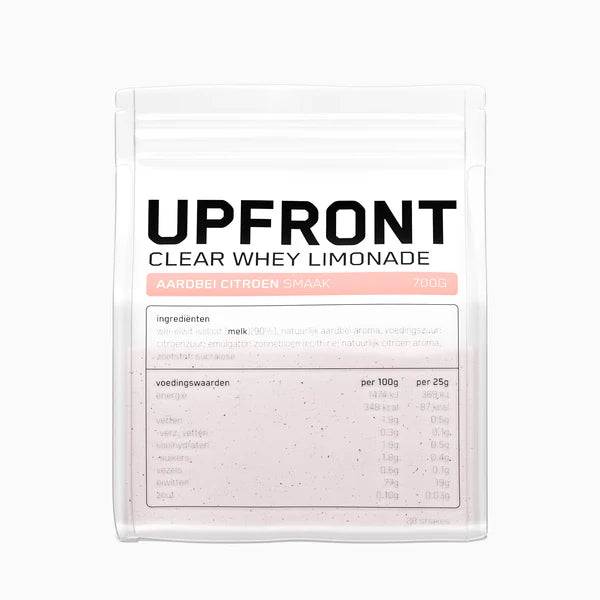 Clear whey upfront