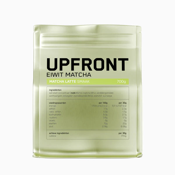 Eiwit matcha upfront