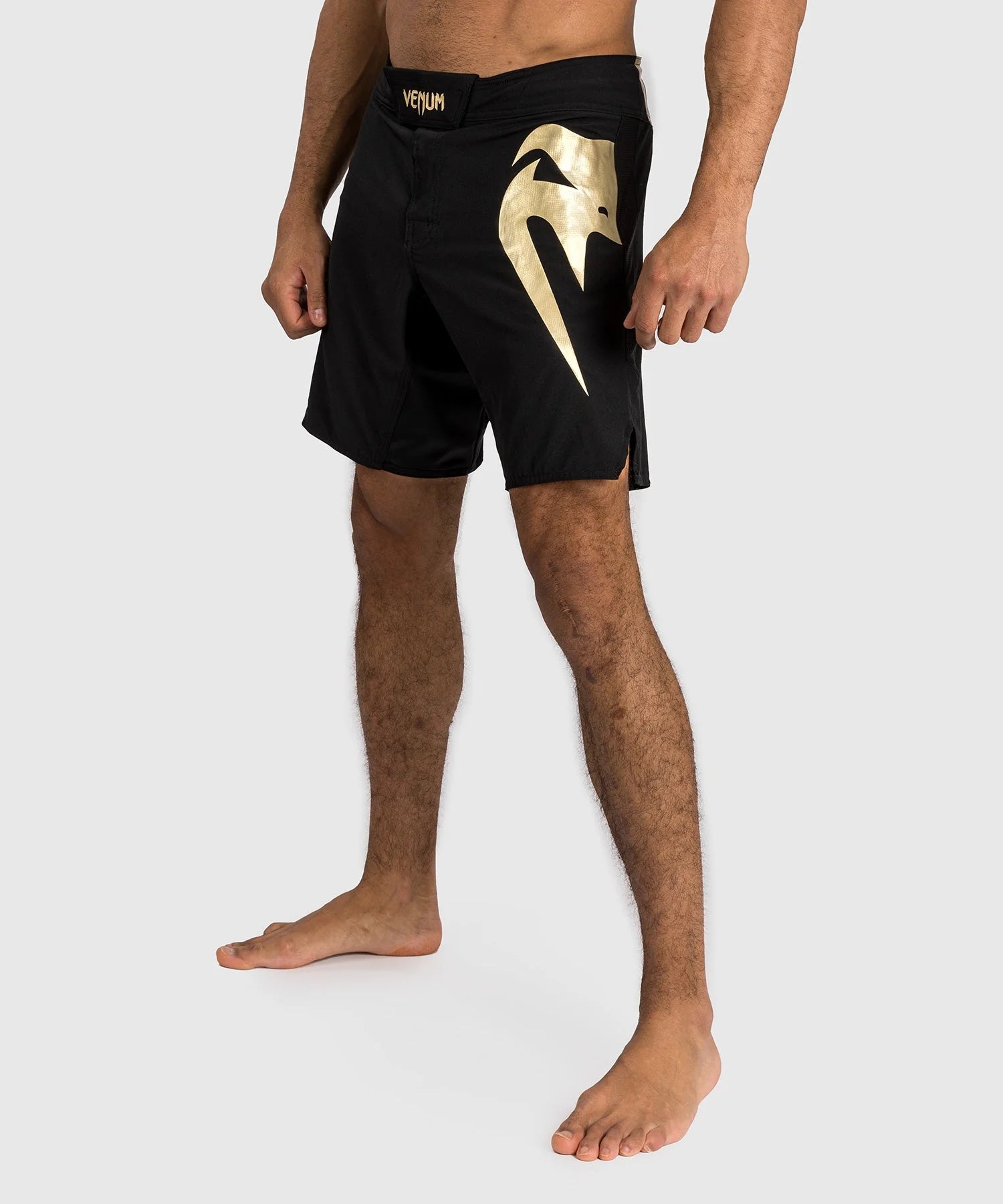 Venum Light 5.0 Fight Shorts - Black/Gold