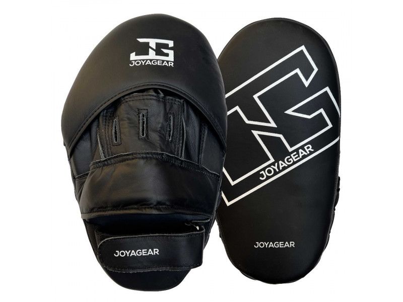 Focus mitt "DE LUXE" Leather (PAIR) Black/extra thin