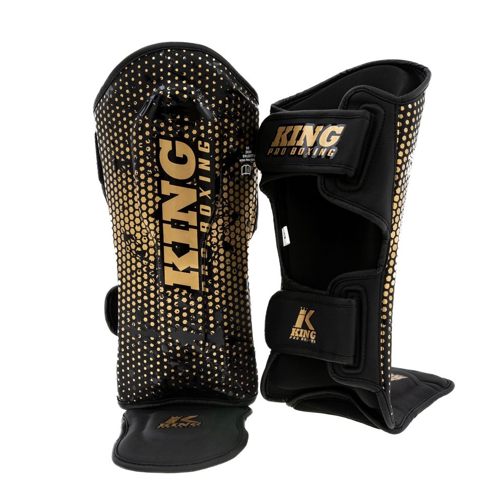 HEXAGON KIDS KING PRO BOXING scheenbeschermer black gold