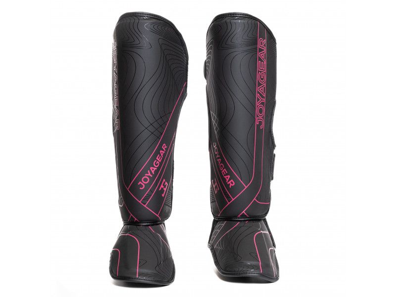 JOYA ESSENTIAL KICKBOKS SHINGUARD- ZWART-ROZE