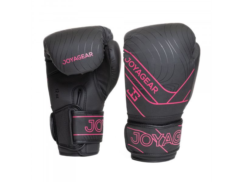 JOYA ESSENTIAL KICKBOKSHANDSCHOENEN - ZWART/ROZE