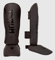 Venum Challenger Kids Shin Guards - Black/Black