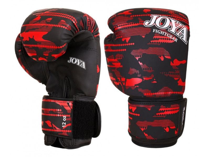 JOYA CAMO V2 KICKBOKSHANDSCHOENEN - ROOD