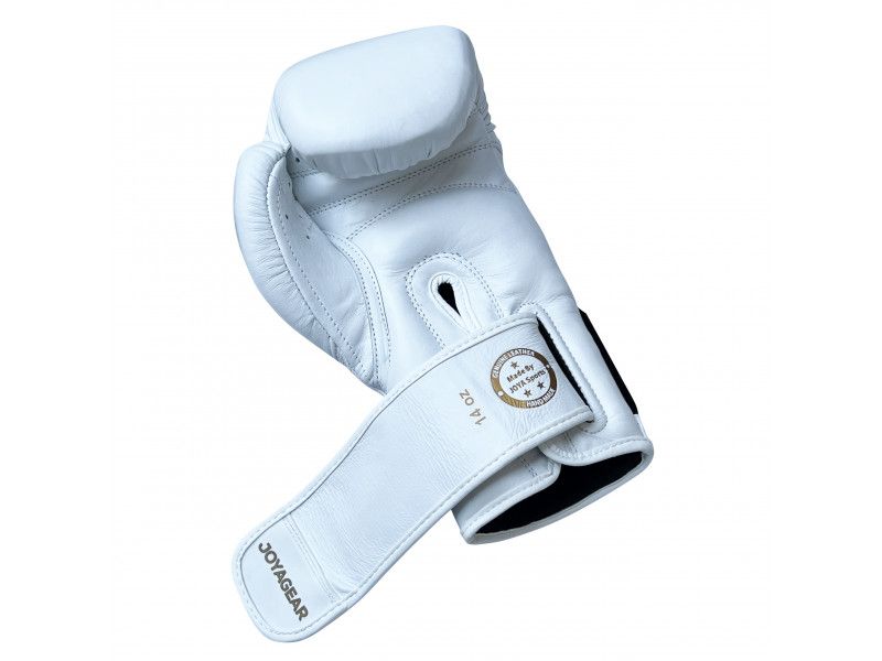 Joya kickboxing Glove 'White/Gold FALCON' Leather